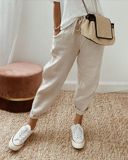 Lucy - Anti-Sweat Luxe Linen Pants