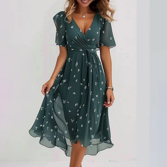 Cecily | Stylish Chiffon Dress