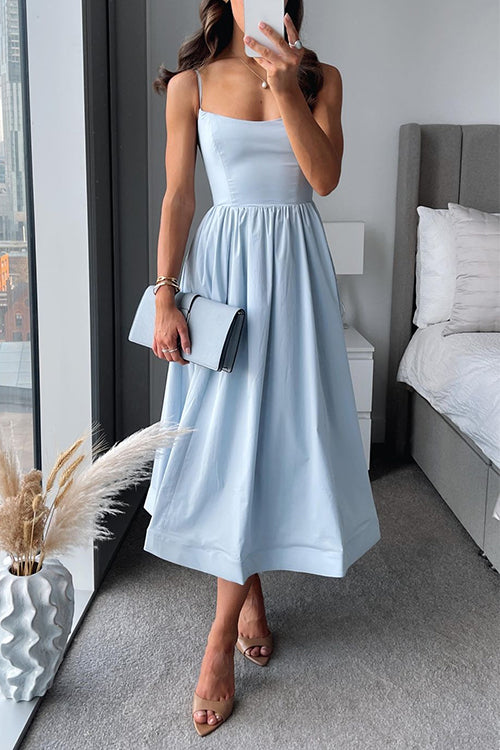 Elsa - Elegant A-Line Midi Dress