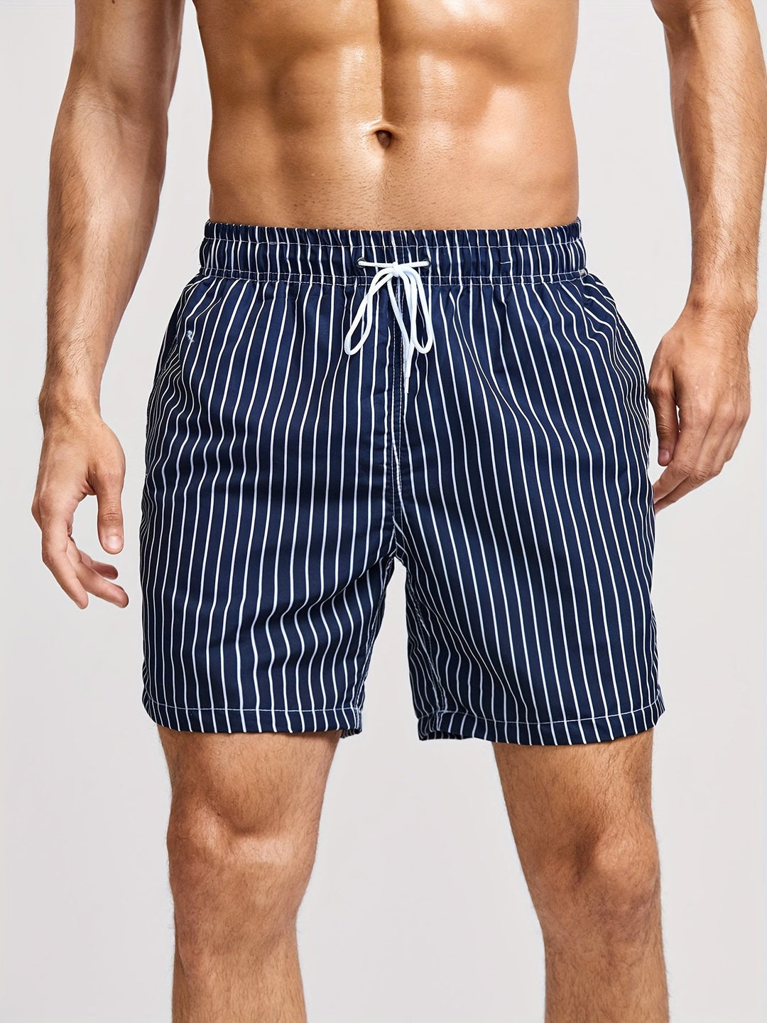 Michael™ | Effortless Striped Drawstring Shorts