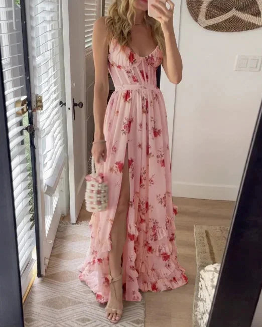 Gwenyth - Floral Flowy Maxi Dress