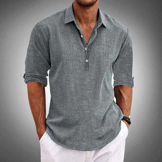 Mario™ | Classic Linen Shirt 1 + 1 Free