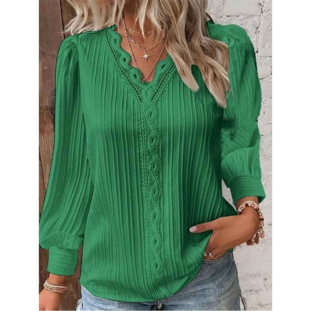 Camillia™ - Elegant Pintuck Blouse