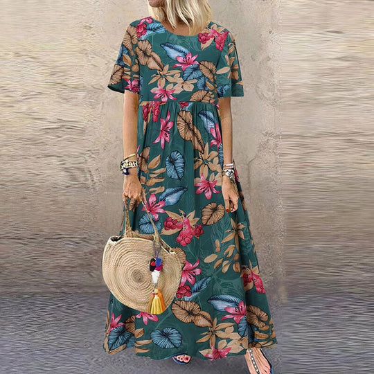 Lotte ™ | Vibrant Floral Maxi Dress