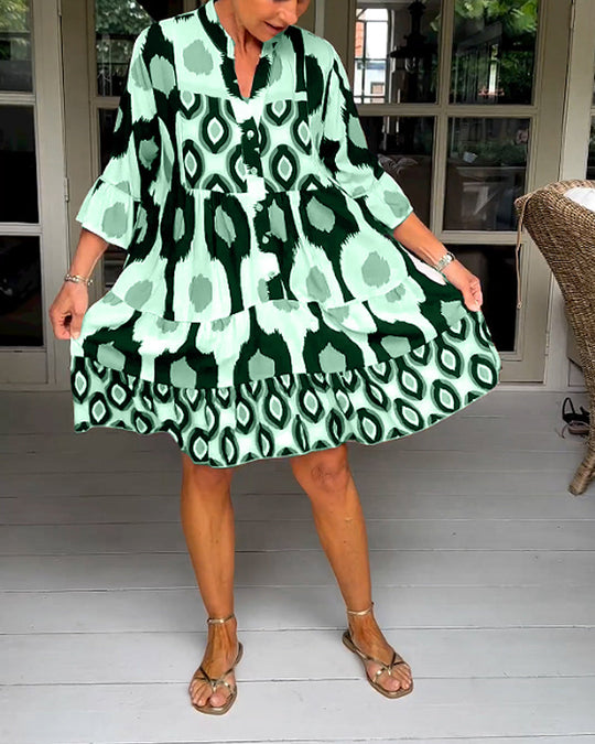 Laura Stylish Print Dress