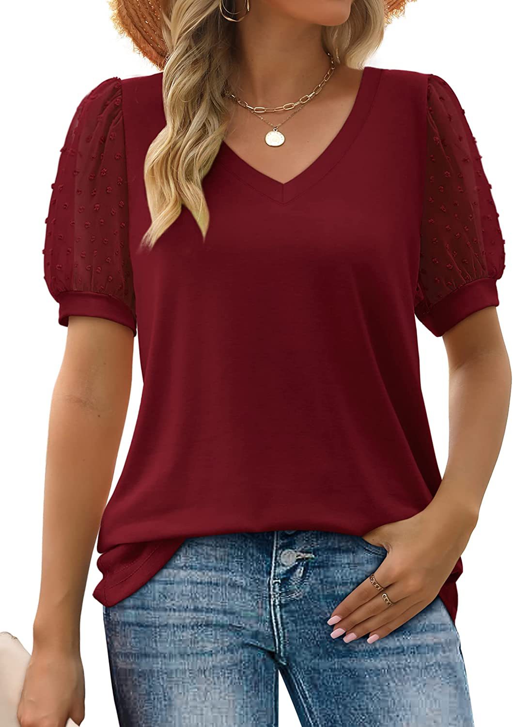 Mary | Elegant Top With V-neck