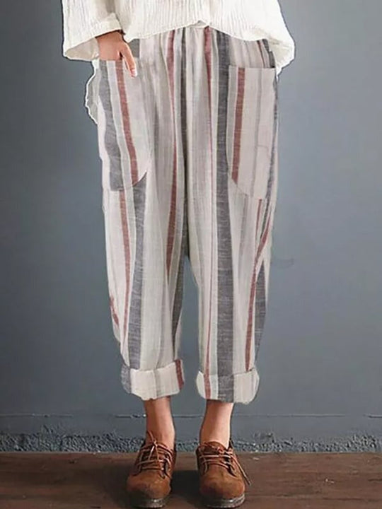 Lynde™ - Striped Relaxed Pants