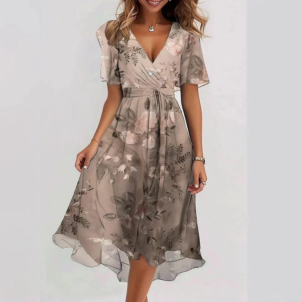 Cecily | Stylish Chiffon Dress