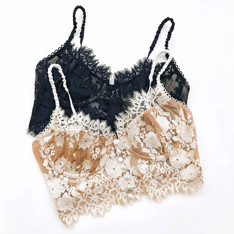 Althea™ - Delicate Lace Bralette Lingerie