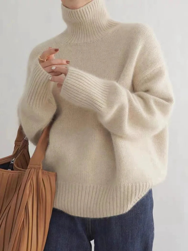 LINEA | High Collar Sweater