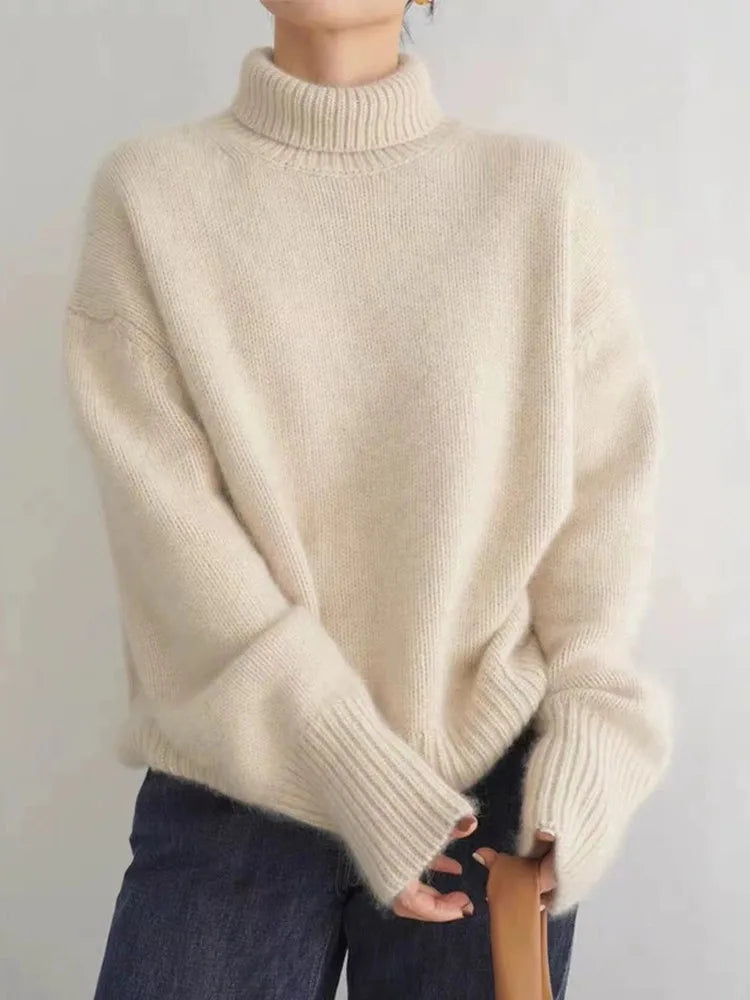 LINEA | High Collar Sweater