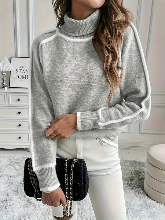 Elle | Cozy Turtleneck Sweater for Women