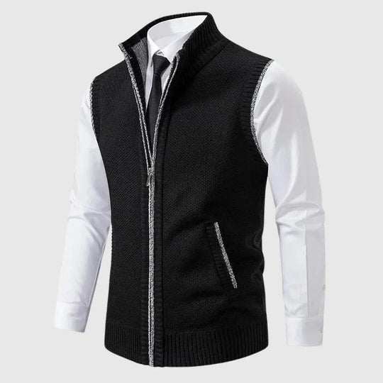 Louis™ | Stylish Zip-Up Knit Vest