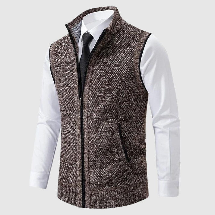 Louis™ | Stylish Zip-Up Knit Vest