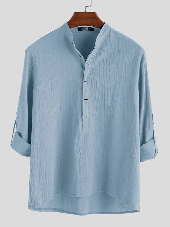 James™ | Men's Cotton Linen Shirt