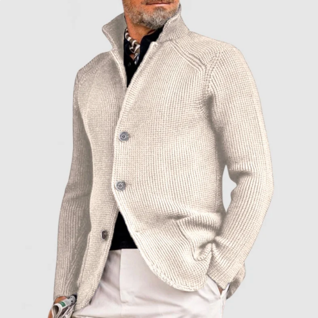 Raphael™ | Refined Textured Button-Up Blazer