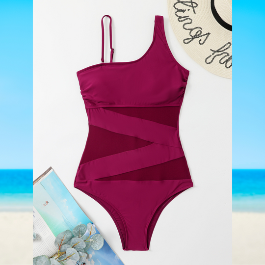 Denise™ - Chic Asymmetrical Swimsuit