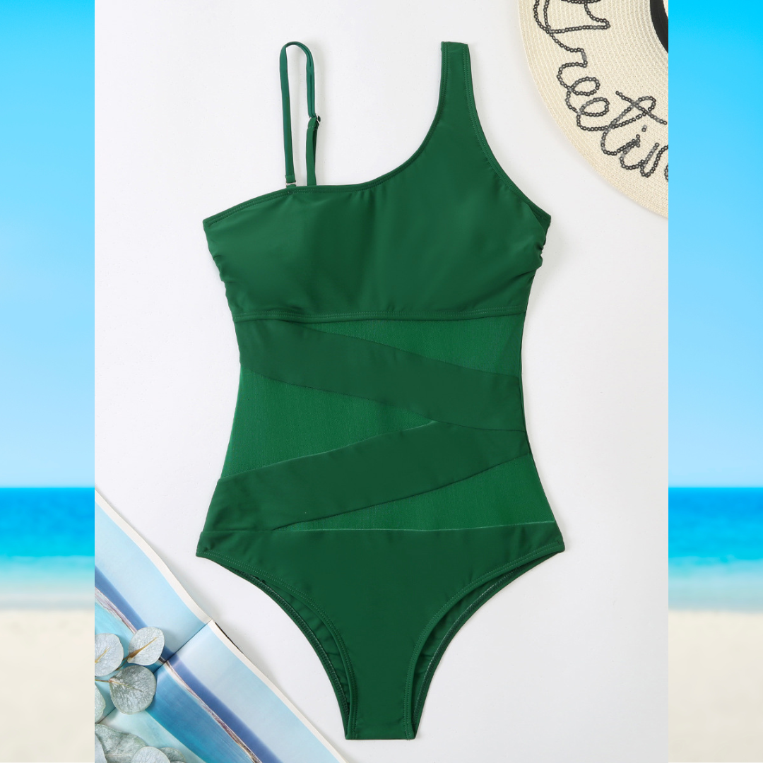 Denise™ - Chic Asymmetrical Swimsuit