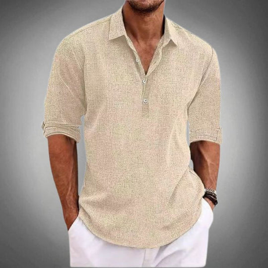 Mario™ | Classic Linen Shirt 1 + 1 Free