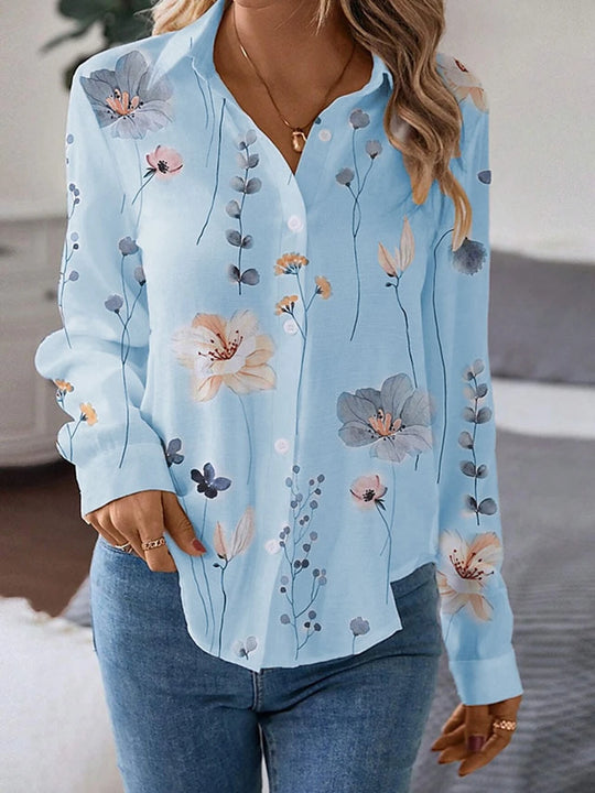 Lola™ Floral Button-Up Blouse