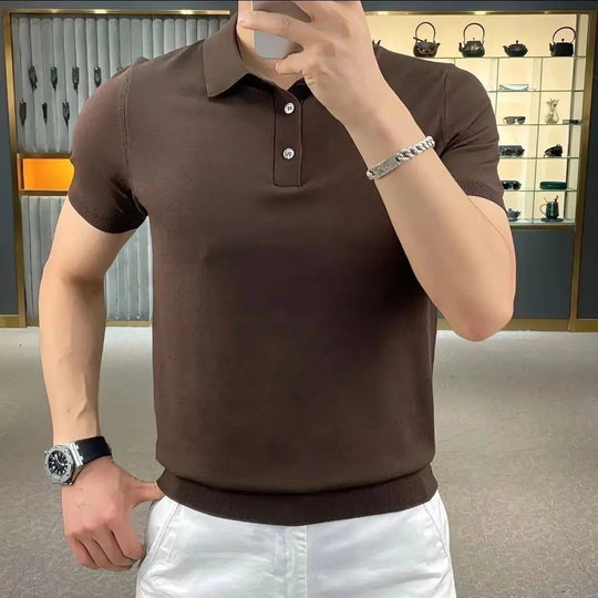 Peter™ | Men’s Casual Short Sleeve Polo Shirt