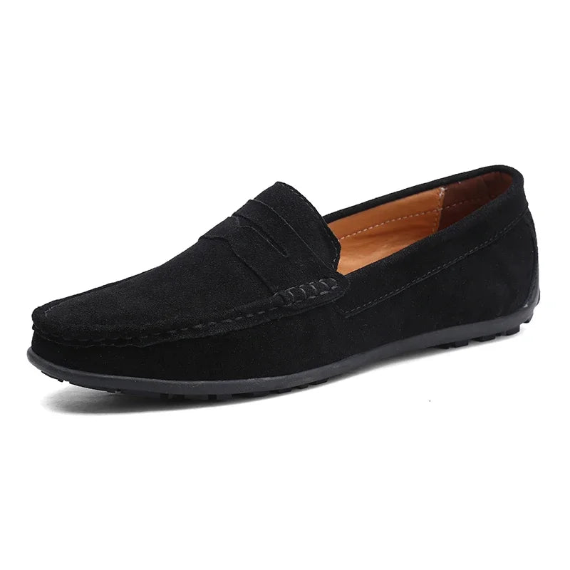 The Preston Handmade Suede Loafers