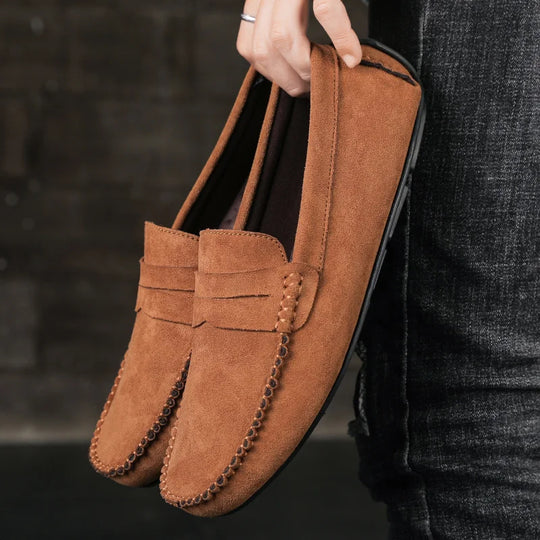 Pete - Breathable Suede Loafers