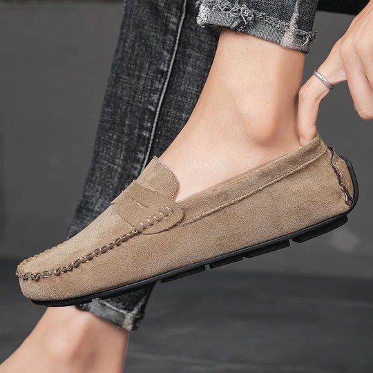 Pete - Breathable Suede Loafers