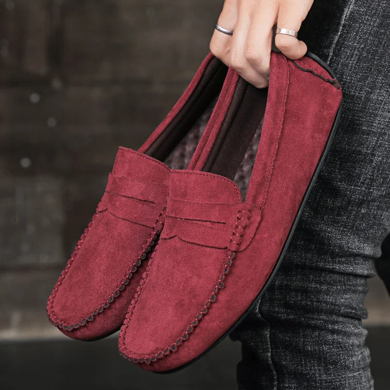 Pete - Breathable Suede Loafers