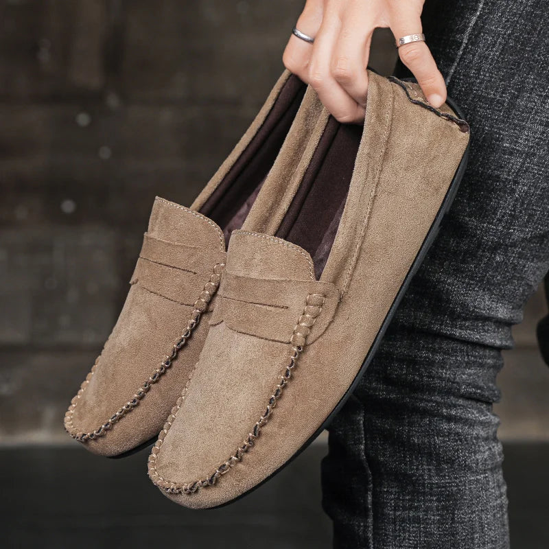 Milo - Lightweight Suede Slip-On Loafers