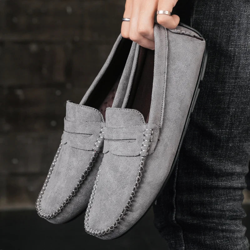 Milo - Lightweight Suede Slip-On Loafers