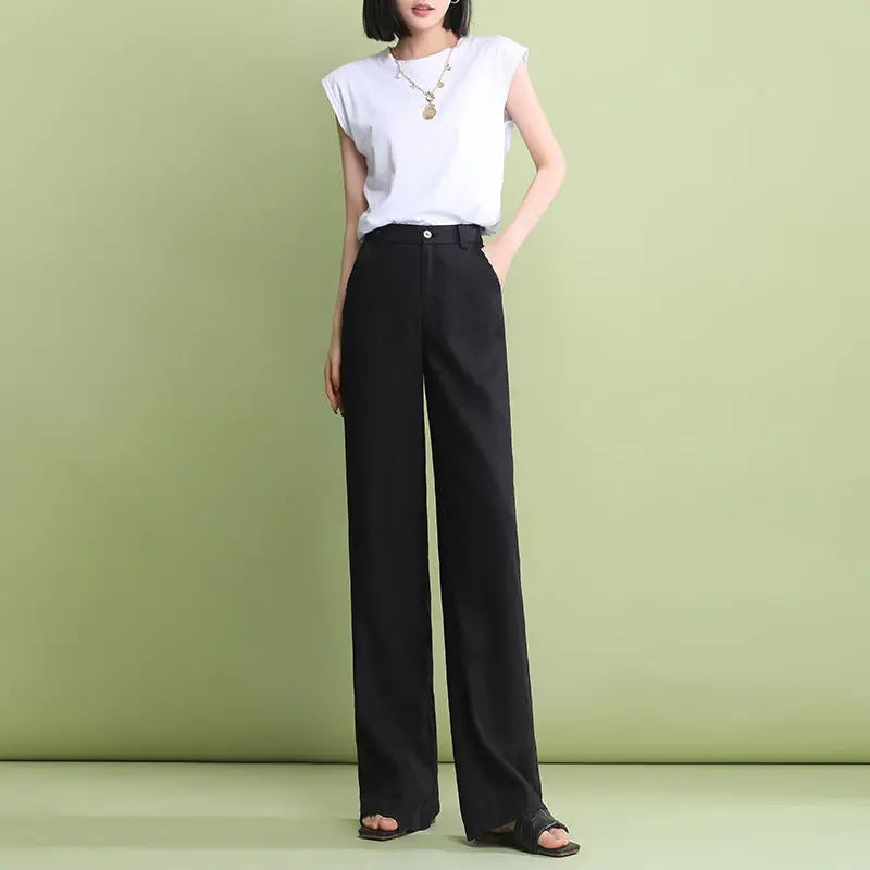 Elara™ High-Waist Wide-Leg Pants