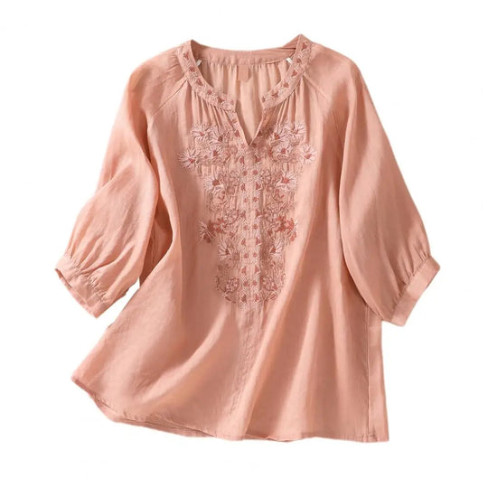 Rosalie™ | Embroidered Floral Blouse