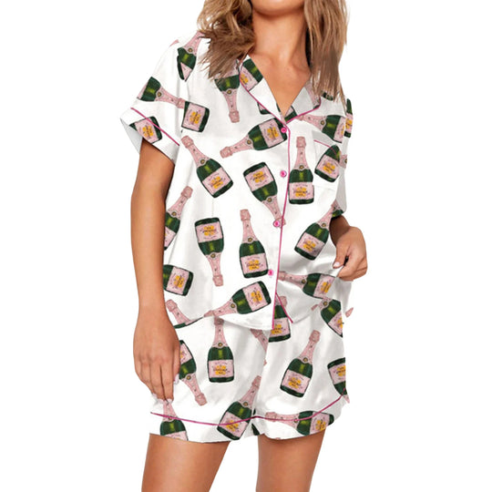 Stacy - Champagne Bottle PJ Set