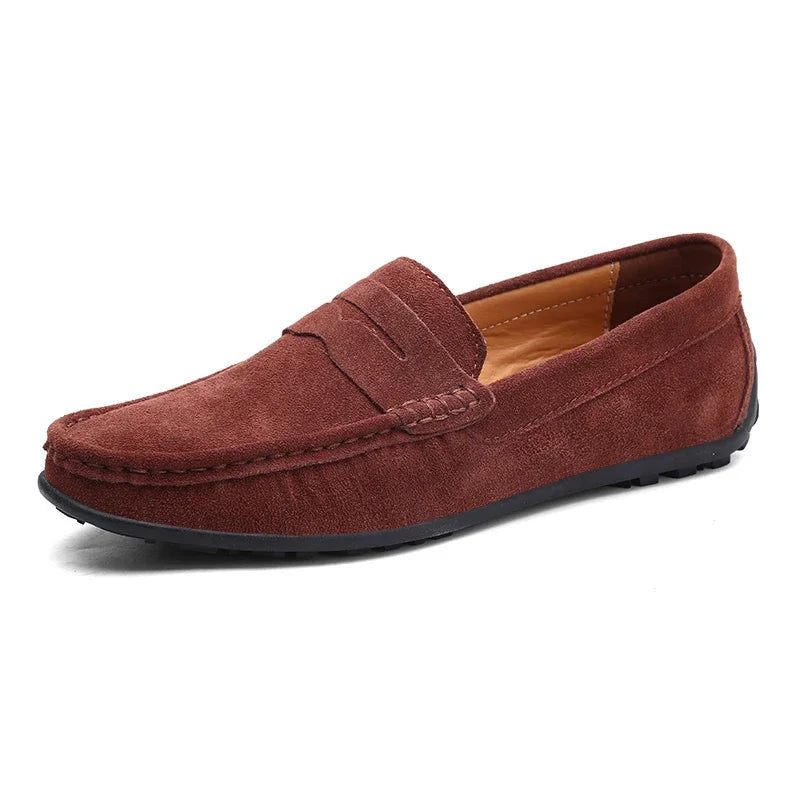 The Preston Handmade Suede Loafers