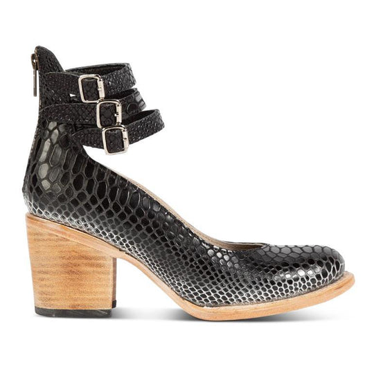 Rina Strapped Block Heel Shoes