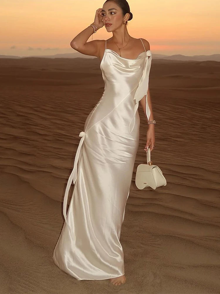 Amara™ Satin Maxi Dress