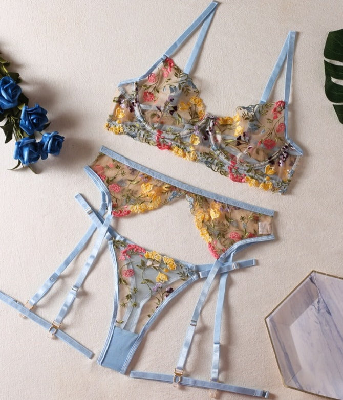 Honey™ - Floral Lingerie Set