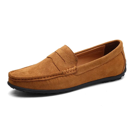 The Preston Handmade Suede Loafers