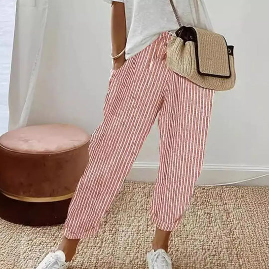 Faith - Comfy Striped Pants