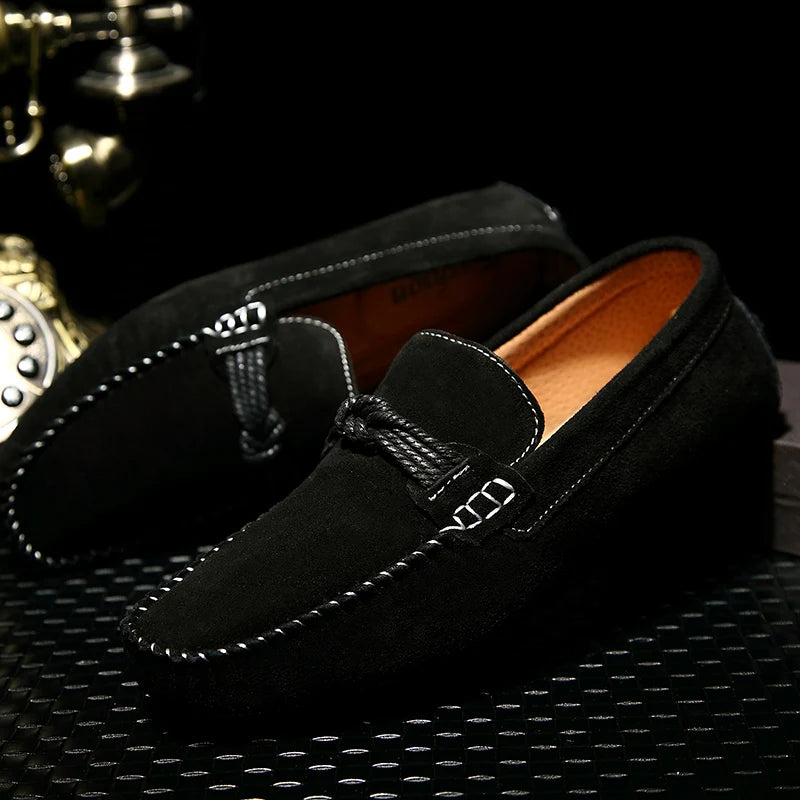 The Hudson Suede Casual Loafers