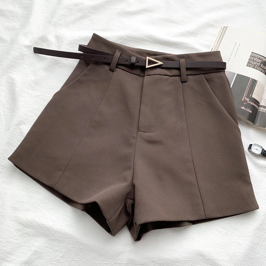 Evana™ High-Waist Belted Shorts