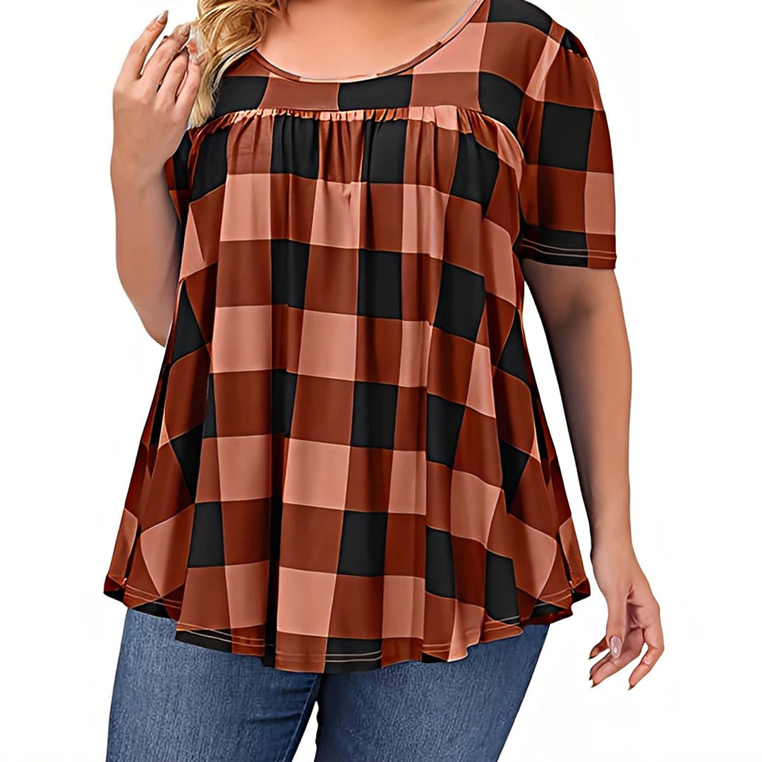 The Delilah™ Plaid Swing Top