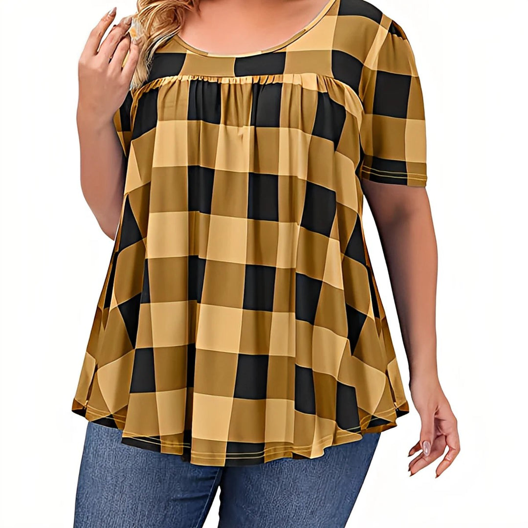 The Delilah™ Plaid Swing Top