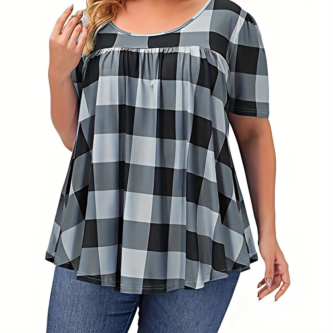 The Delilah™ Plaid Swing Top