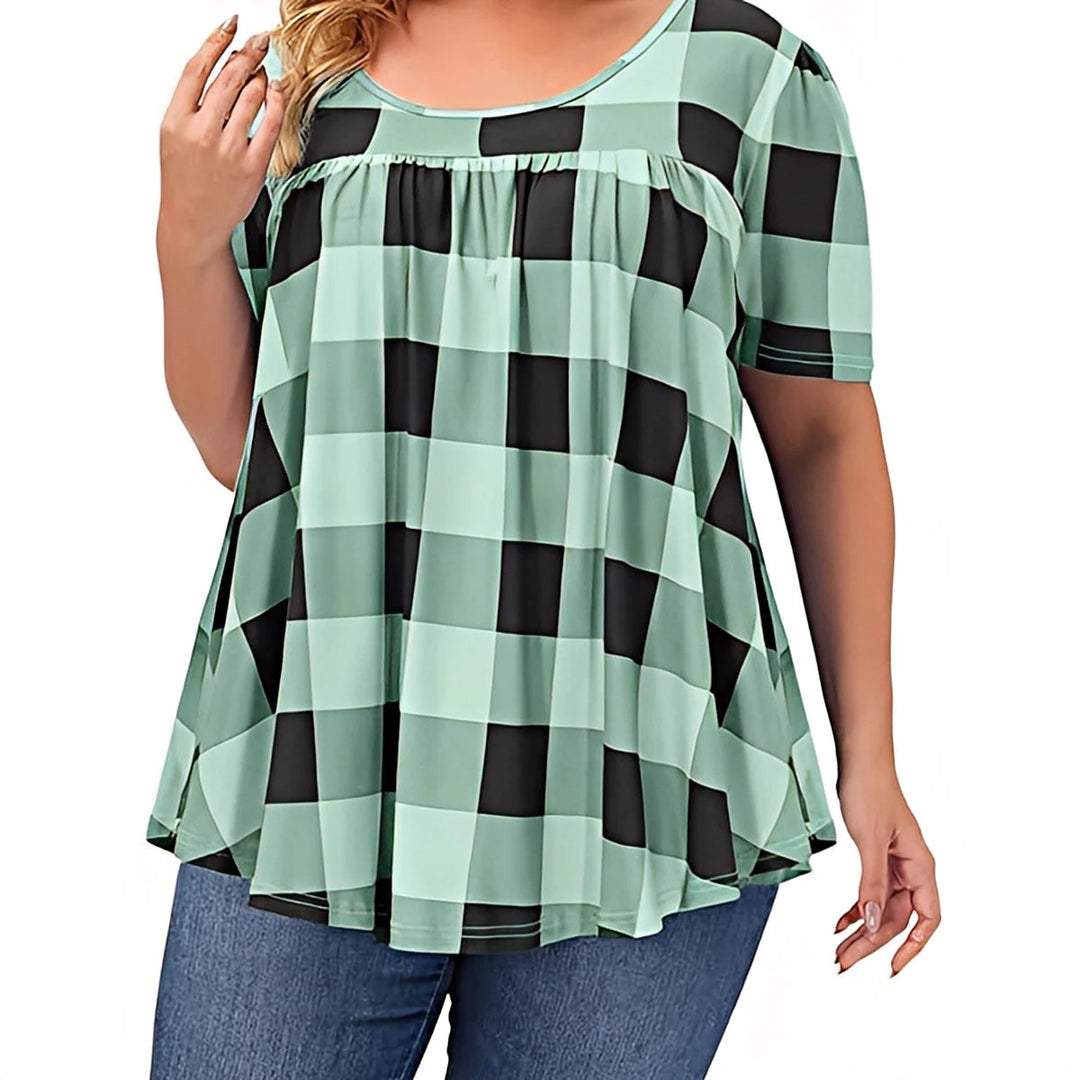 The Delilah™ Plaid Swing Top