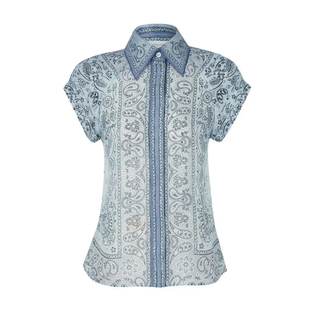 Amelia™ | Breezy Paisley Blouse and Skirt