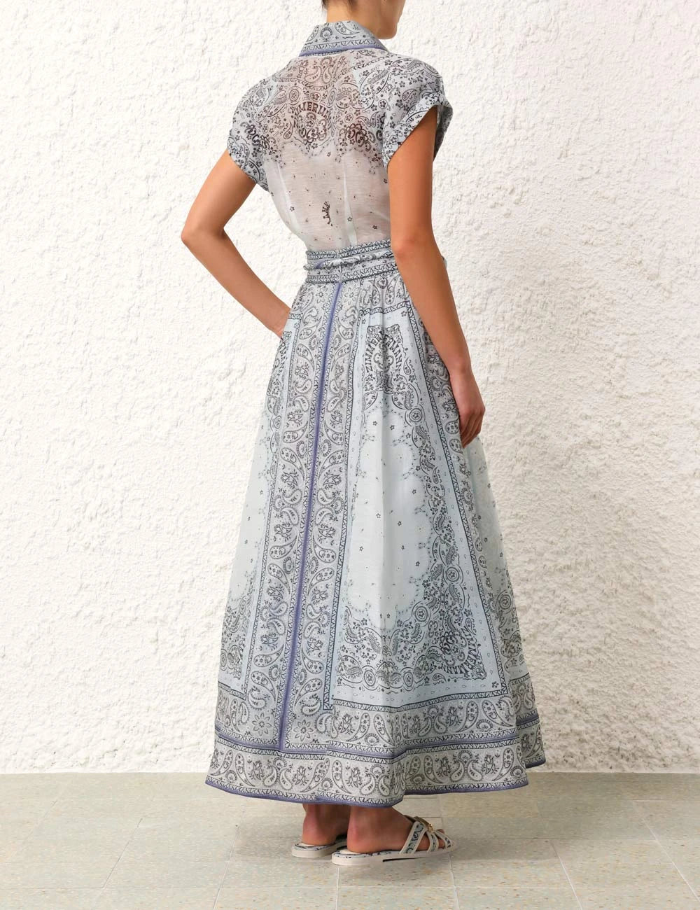 Amelia™ | Breezy Paisley Blouse and Skirt