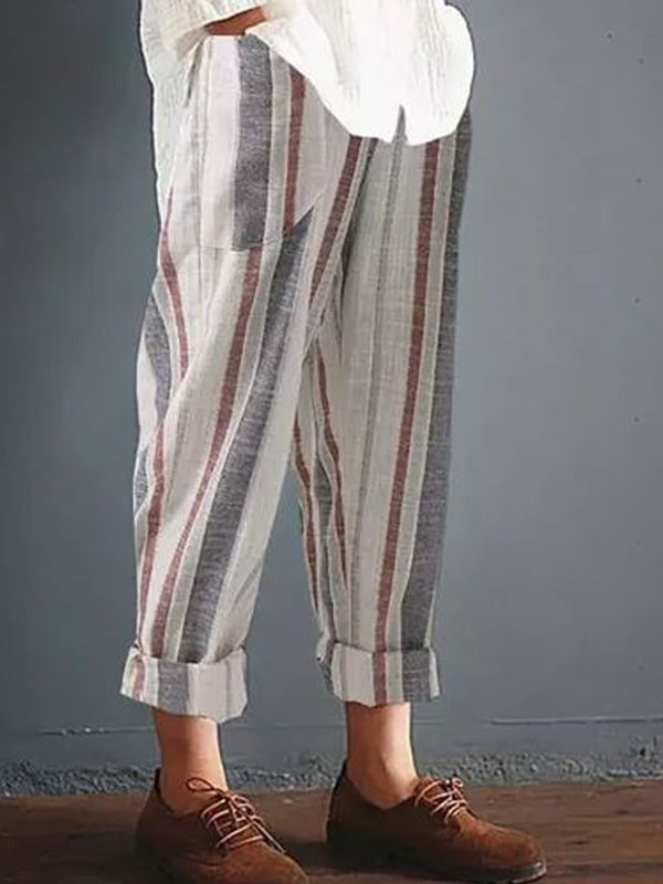 Lynde™ - Striped Relaxed Pants