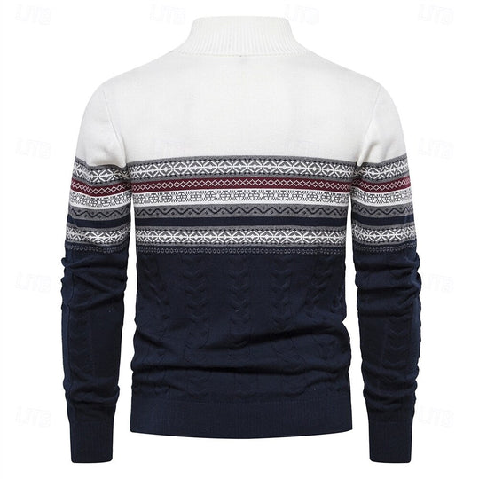 Carlo™ | Knit Sweater with Half Zip